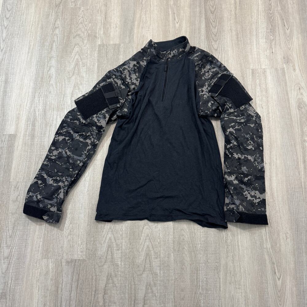 Tru Spec Combat Shirt Men's Medium Regular Digital Camo Baselayer Rip Stop Woven